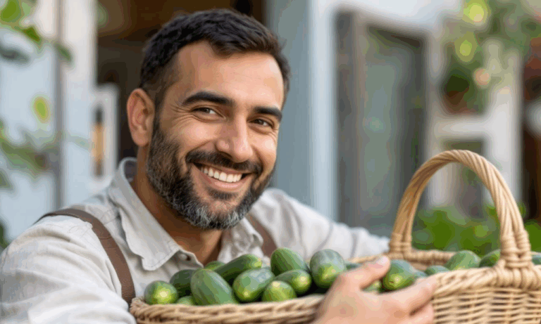 מלפפונים ענקיים בקיץ – הסוד שגננים מעלימים